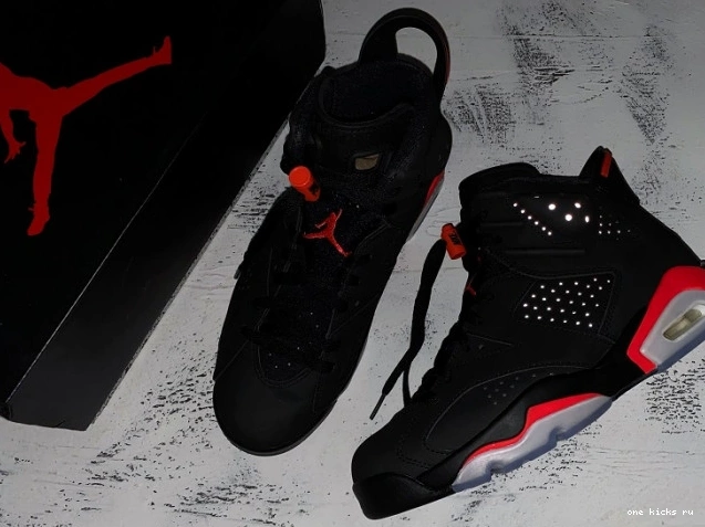 Rep Onekick Infrared Air Black 384664-060 OG Retro Jordan 6 0529